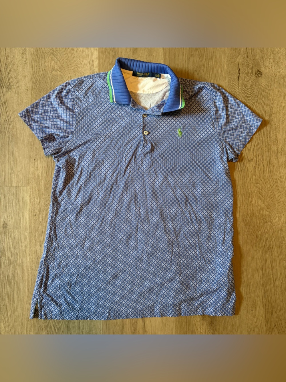 Polo Ralph Lauren Tailored Fit Geometric Print Polo Shirt